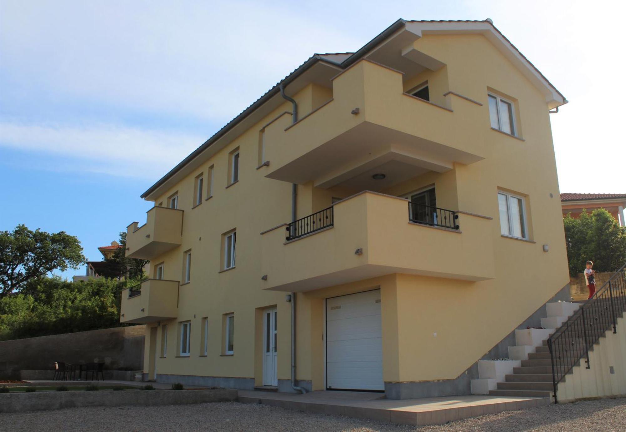 Apartmani Marin1 Vrbnik Bagian luar foto